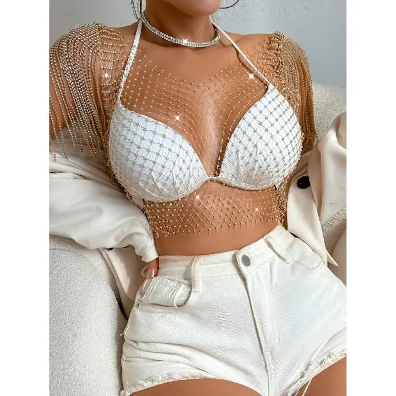 See Through Mesh Tops