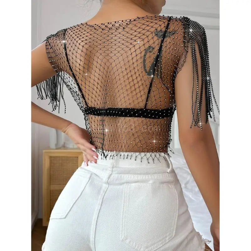 See Through Mesh Tops